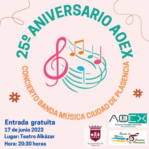 Concierto 25 aniversario AOEX Plasencia