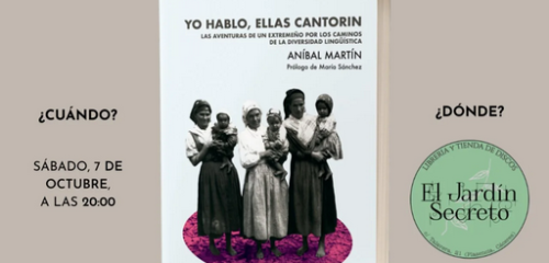 Presentación del libro “Yo hablo, ellas cantorin”