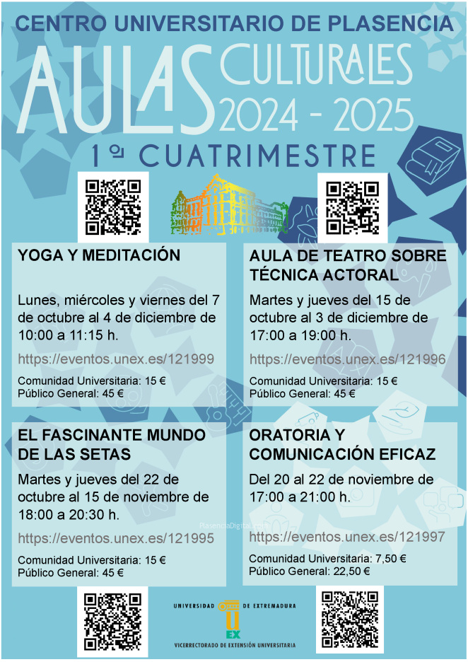 Aulas culturales, Plasencia