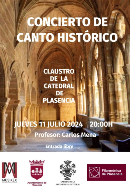 Concierto Canto Histórico Plasencia