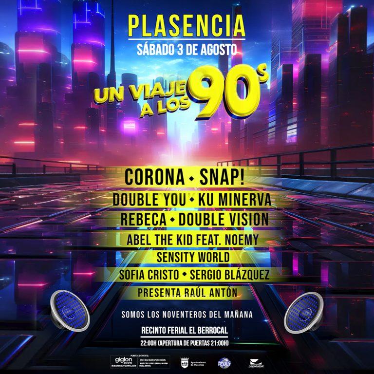 Festival Un viaje a los 90's, Plasencia