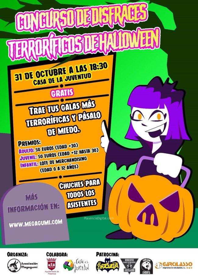 Concurso disfraces terroríficos de Halloween Plasencia