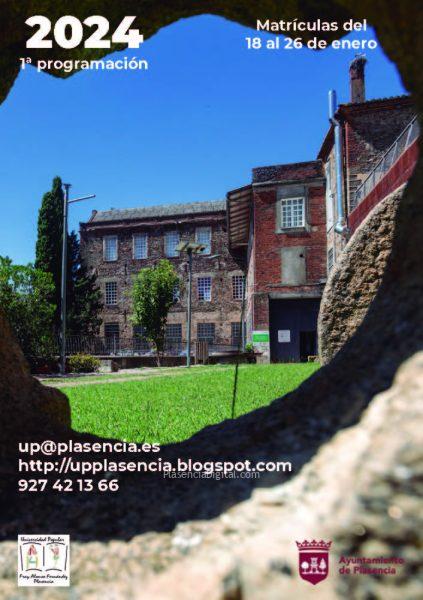 Cursos Universidad Popular Plasencia 2024