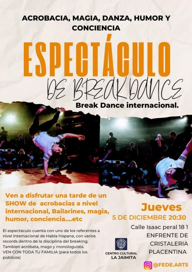 Espectáculo de Break Dance