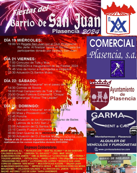 Fiestas San Juan 2024 - PlasenciaDigital