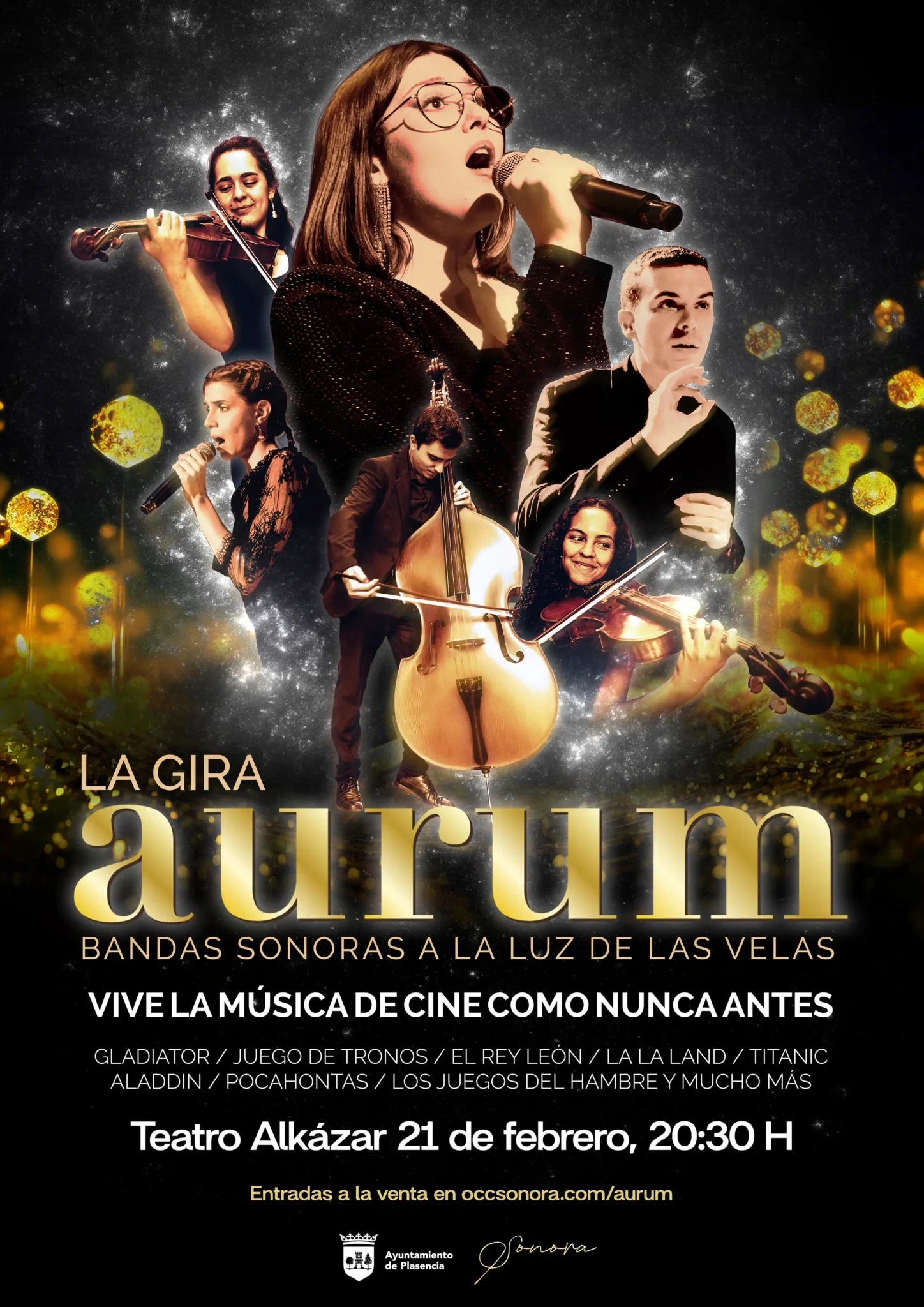 La gira AURUM: bandas sonoras a la luz de las velas