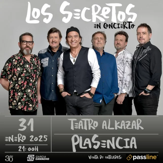 Concierto Los Secretos en Plasencia